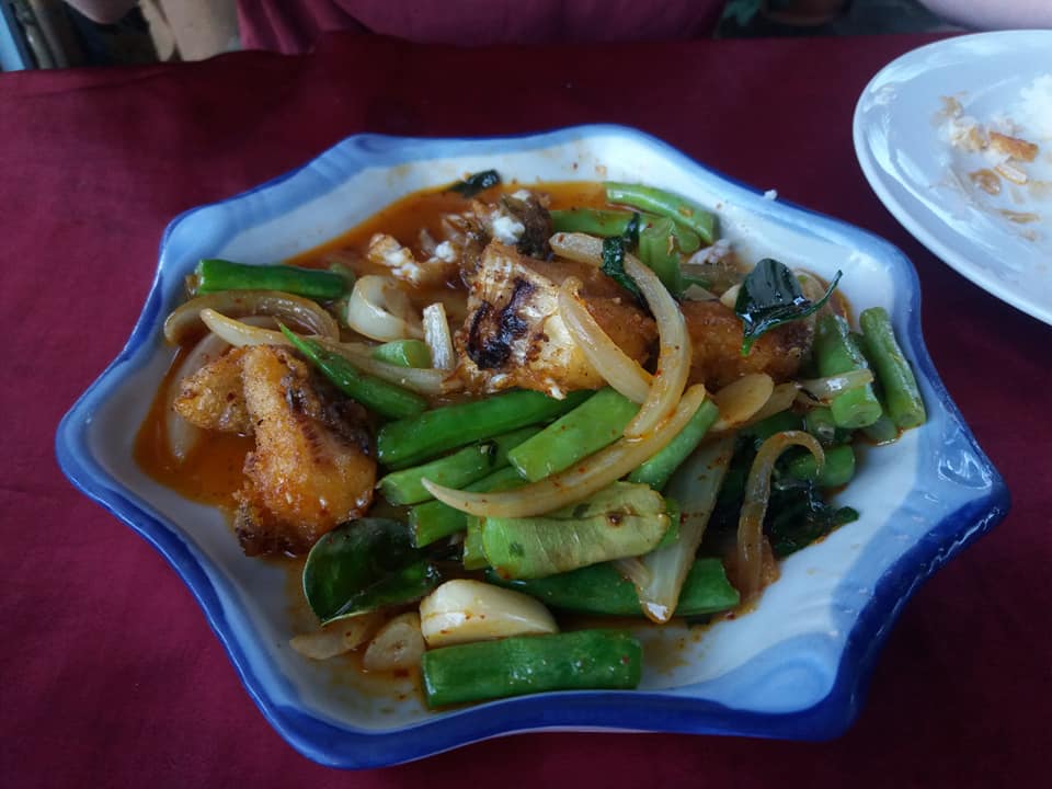 Crispy fish from Tamarind Tree Restaurant.