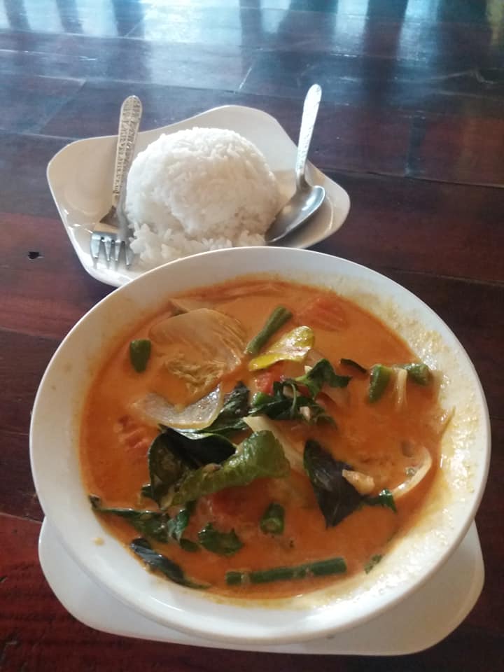 Red curry from Oh La La Bar.