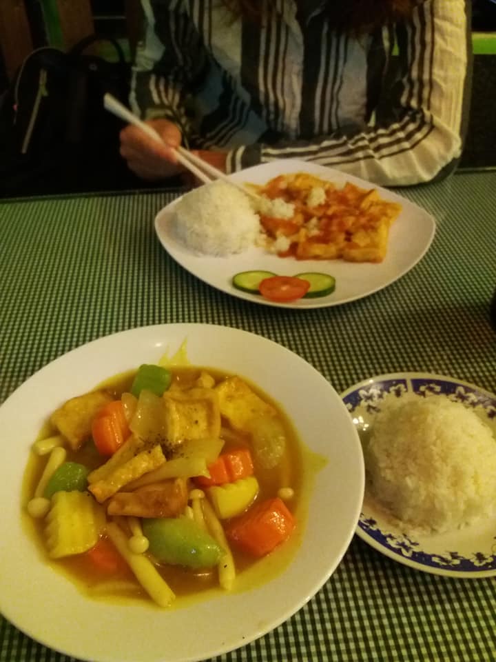 Tofu curry at Family Home Restaurant.