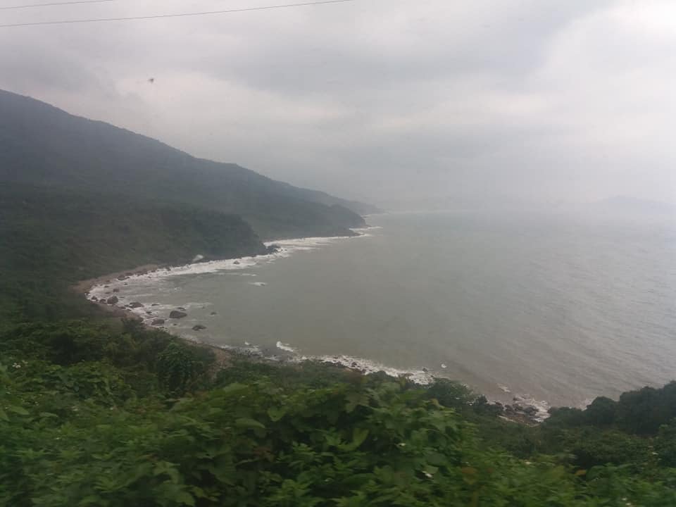 View of Hoi Van Pass from train.