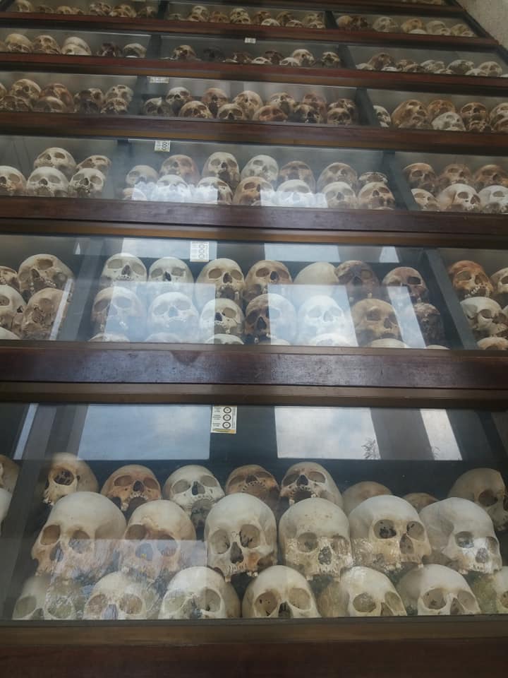 Over 5,000 skulls of victims.