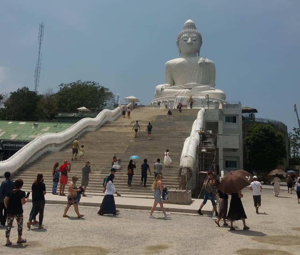 Stairs to the Buddha.