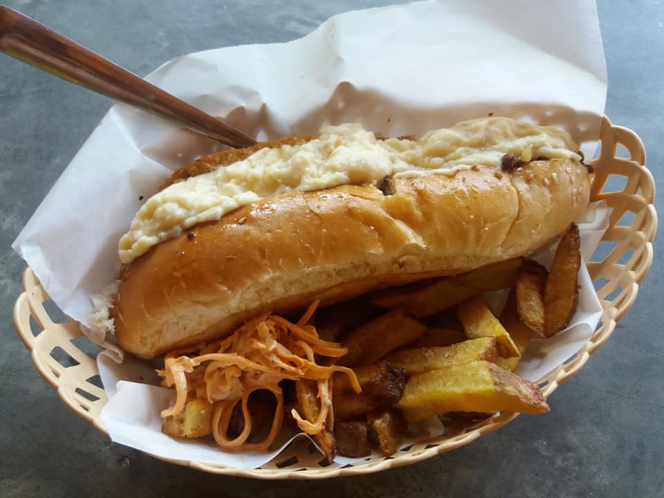 Cheesesteak from Two Ducks, Koh Rong Sanloem.