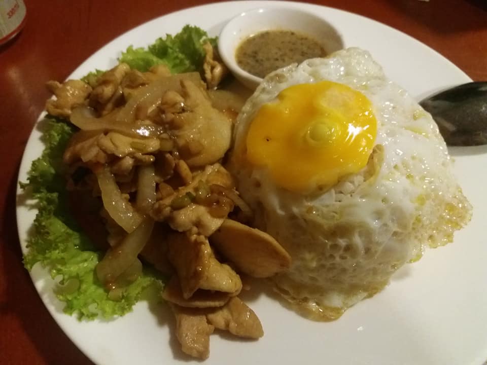 Chicken Lok Lak from Ing Ing Guesthouse, Koh Rong Sanloem.
