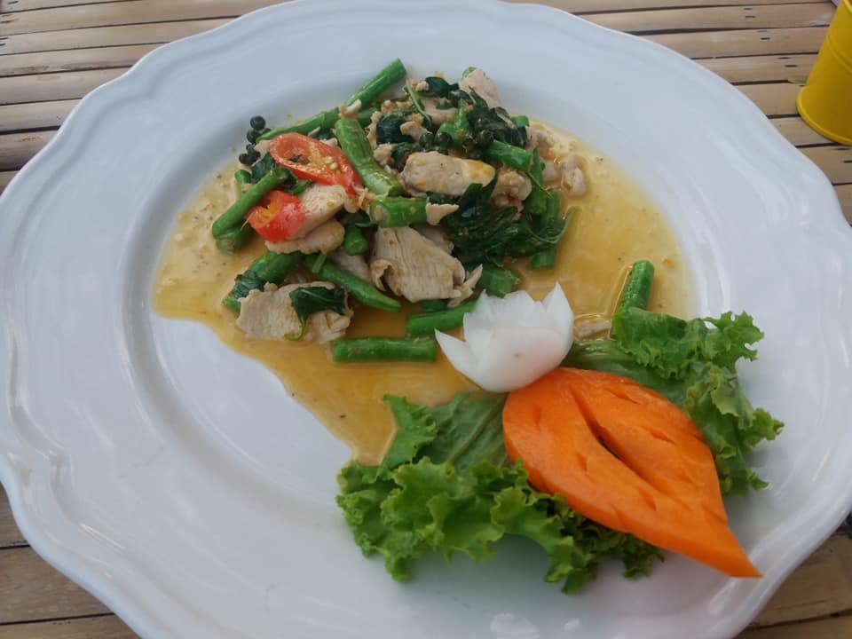 Chicken yellow curry at Koh Yao Bistro, Koh Yao Noi.