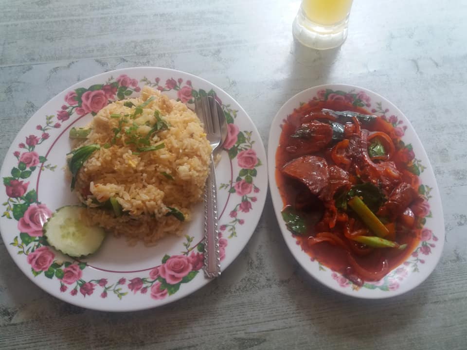 Beef in red sauce at Warung Pak Tam Corner, Langkawi.